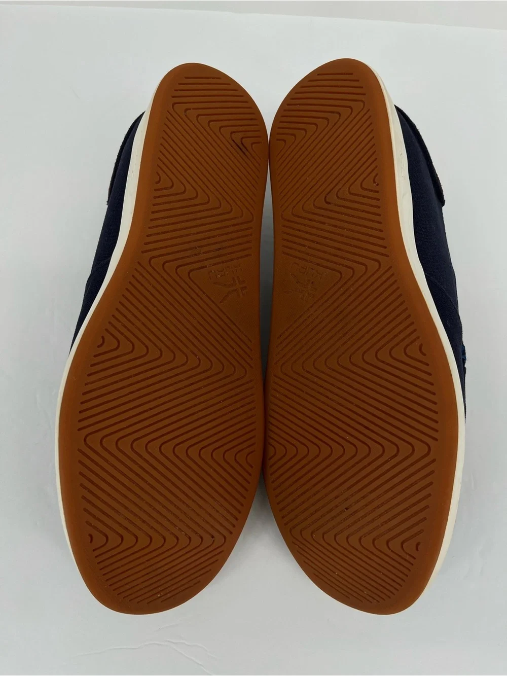 KURU Pace Slip-On Comfort Shoes Men’s Size 10 Navy Canvas Walking Casual Loafers